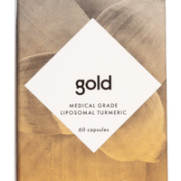 Gold | Medical Grade Liposomal Turmeric Curcumin Supplement | 60ct Capsules ||