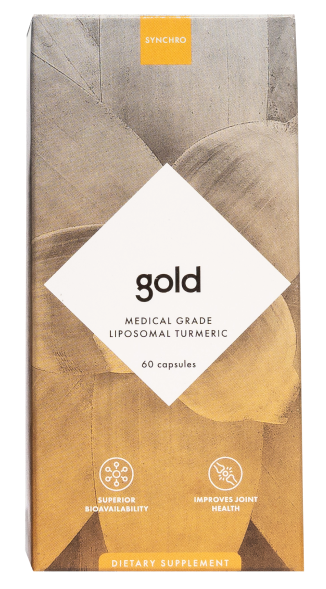 Gold | Medical Grade Liposomal Turmeric Curcumin Supplement | 60ct Capsules ||