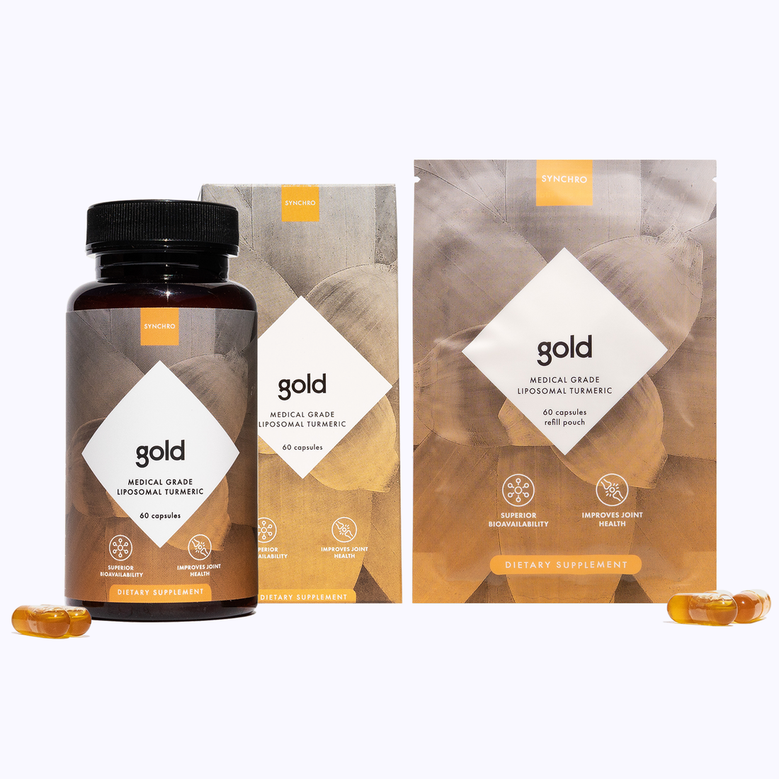 Curcuma Gold BIO 60 gélules - Inflammation, digestion