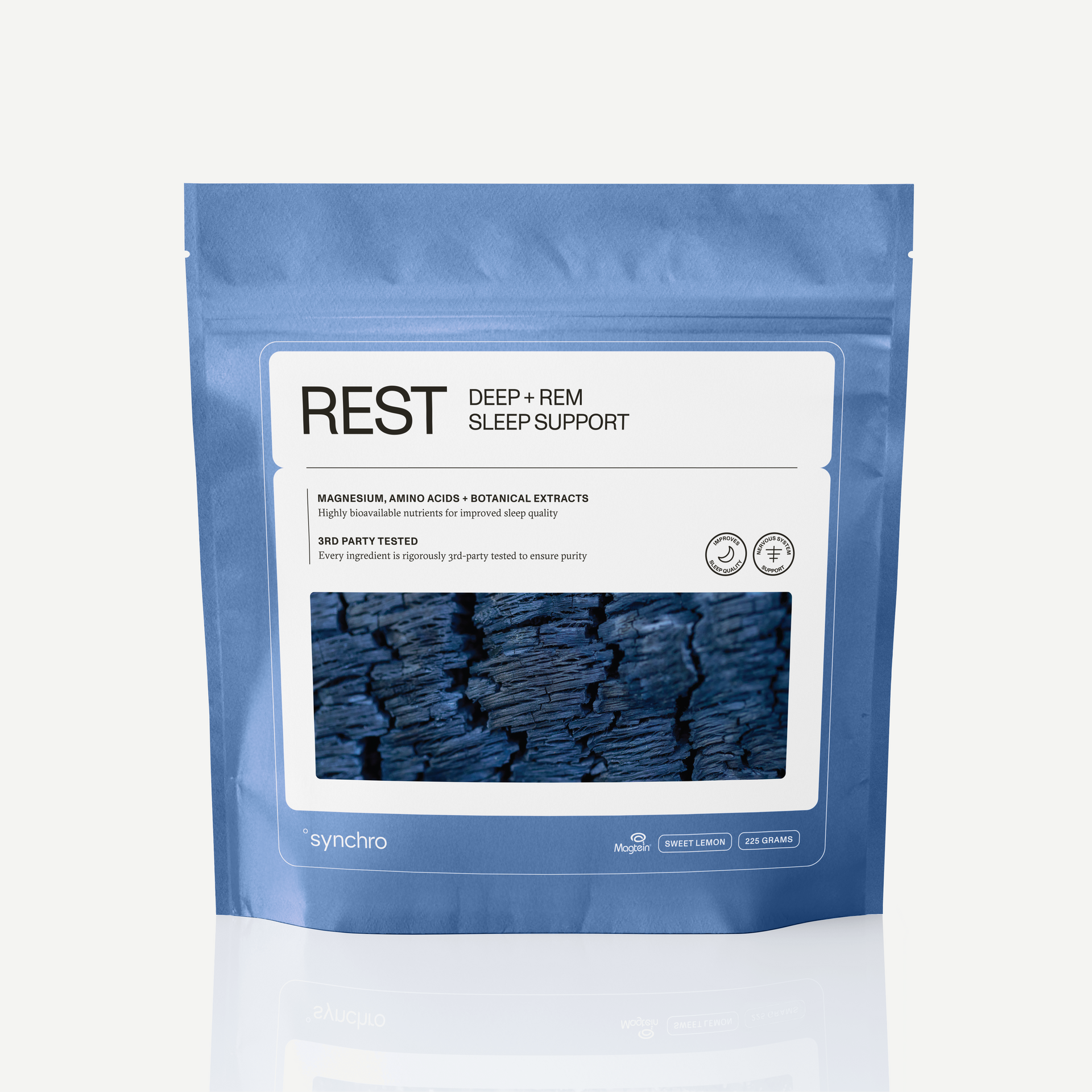 プロテイン　rest well  sleep tech Rest | Deep + REM Sleep Support – Synchro